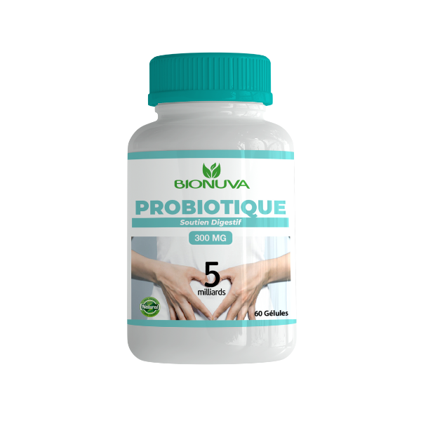 PROBIOTIQUE, 5 Bllion CFU , efficacité garantie 60 capsules