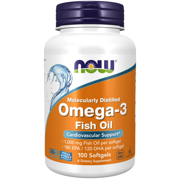 NOW Foods, Omega-3, 180 EPA / 120 DHA, 100 Softgels