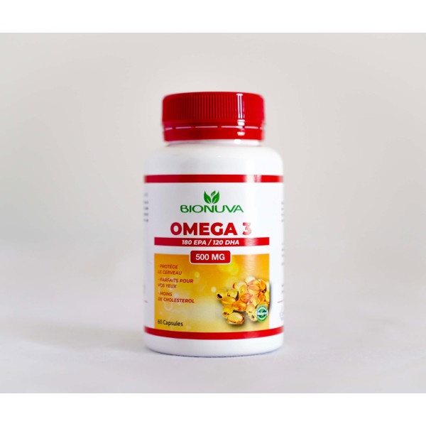 OMEGA 3 500 mg 180EPA/120 DHA 60 Capsules