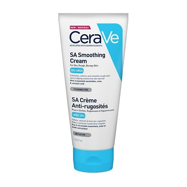 Cerave Crème Anti-rugosités - Peaux Sèches, Rugueuses et Squameuses 177ml